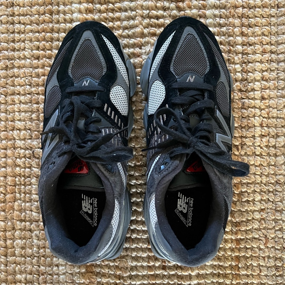 New Balance 9060 Black and Gray Sneakers